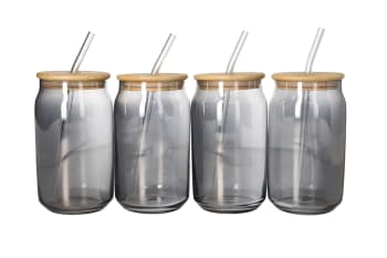Cola Drinking Glass Cup 4pcs 480ml 