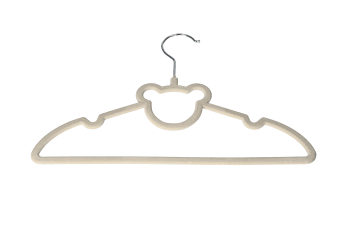 Camel Velvet Kids Hanger 10pcs 32.7cm