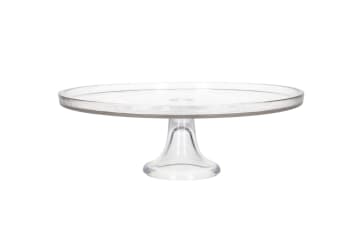 Glass Cake Stand 30cm