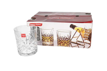 Butterfly Crystal Glasses 6Pcs 350ml - default