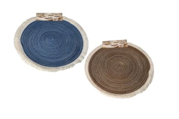 Jute Wool Placemat Set 2pcs 38.7cm - default