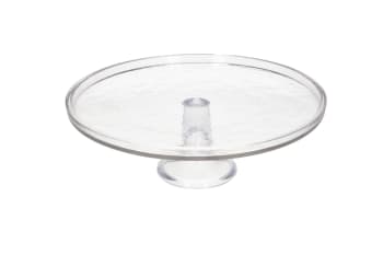 Glass Cake Stand 30cm - default