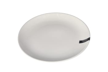 White Round Ceramic Dinner Plate 28cm 780g 11 Inch - default