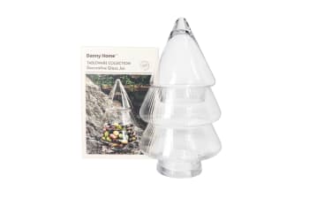 2 Layer Glass Cookie Jar 28cm  - default