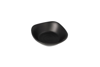 Black Melamine Spiral Sauce Bowl 10.5cm