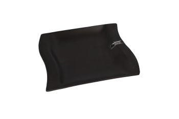 Black Wavy Side Plate 20cm