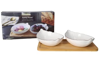 Dessert Bowls & Tray Set 3pcs