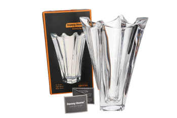 Crystal Glass Flower Vase 39.5cm