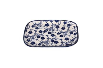  Floral Design Serving Platter 14.3cm - default