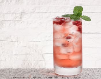 4 Long Tumbler Glasses 370ml - default