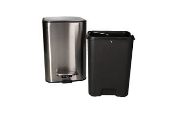Stainless Steel Pedal Trash Can 3L - default