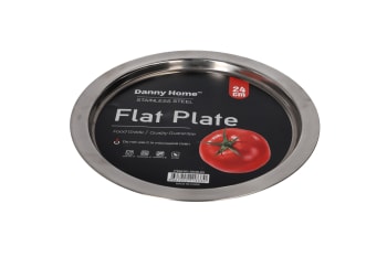 Stainless Steel Dinner Plate 24.4cm