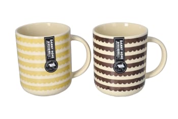 Ocean Waves Coffee Mugs 2pcs 12cm - default