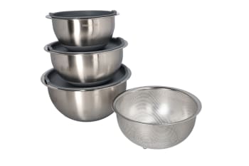 Stainless Steel Mixing Bowl &amp; Washing Bowl Set  - default