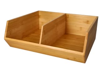 Bamboo Vegetable Box Holder 30.6cm
