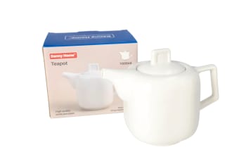 White Porcelain Teapot 1000ml