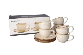 Ceramic Cup & Saucer 120ml
