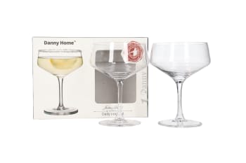 Gin Saucer Glasses﻿ Set 12.5cm