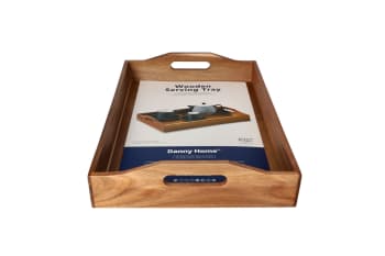 Acacia Wood Serving Tray 42.9cm - default