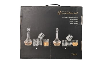 Whisky Decanter &amp; Glasses Set 7pcs - default
