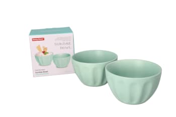 Porcelain Sundae Bowls Set 2pcs - default