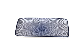 Bohemian Ceramic Serving Platter 21.1cm