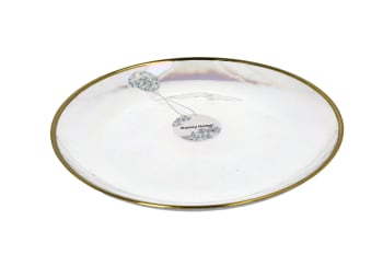 Golden Rim Serving Platter 30.8cm