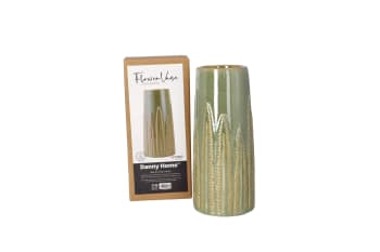  Leaf Striped Vase 19cm