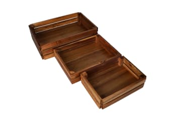 Buffet Wooden Food Crate 32.4cm - default