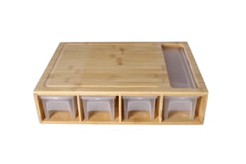  Cutting Board wiith Food Containers 5pcs - default