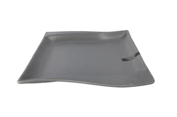  Grey Wavy Platter Plate 30cm - default