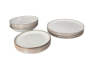 Reactive Glaze Dinnerware Set 12pcs