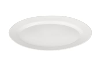White Oval Serving Platter 35.3cm