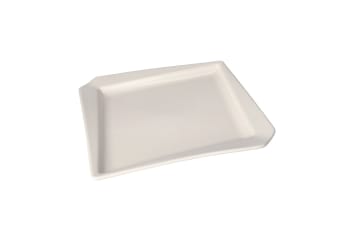 Parallelogram Ceramic Dessert Side Plate 20.3cm 
