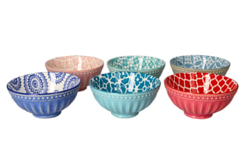 Bohemian Design Dessert Bowls 6pcs 11.8cm - default