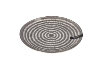 Grey &amp; White Side Plate 20.5cm - default