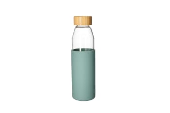 Borosilicate Bottle With Beach Wood Lid 24cm  - default