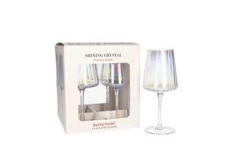 Shining Crystal 4 Pcs Wine Glasses 20cm - default