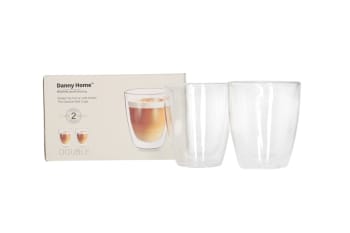 Double Walled Cappuccino Glasses 200ml