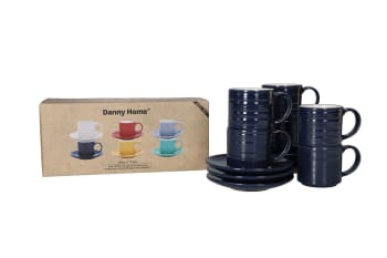  Expresso Cups &amp; Saucer 12pcs 80ml   - default