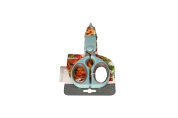 Blue Kitchen Scissor with Cover 22.4cm - default