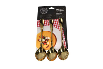  Gold Dinner Spoon 6Pcs 19.8cm