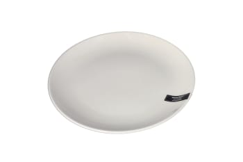 White Round Ceramic Dinner Plate 25.5cm 675g 10 Inch