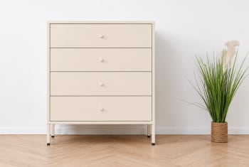 Metal 4-Drawer Storage Cupboard