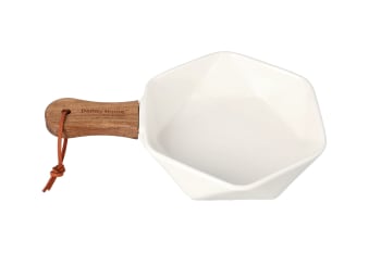 Dessert Tray with Wooden Handle 24cm