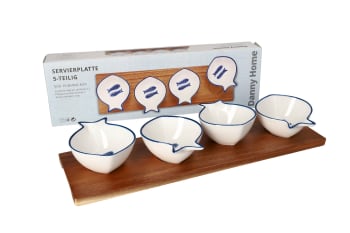 Four Grid Platter &amp; Tray 5Pcs