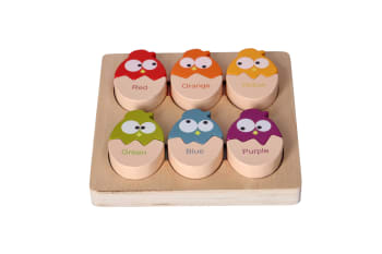  Wooden Egg Stacking Toy Set