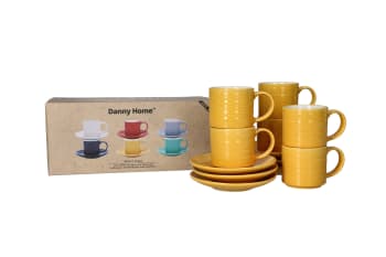  Expresso Cups &amp; Saucer 12pcs 80ml   - default