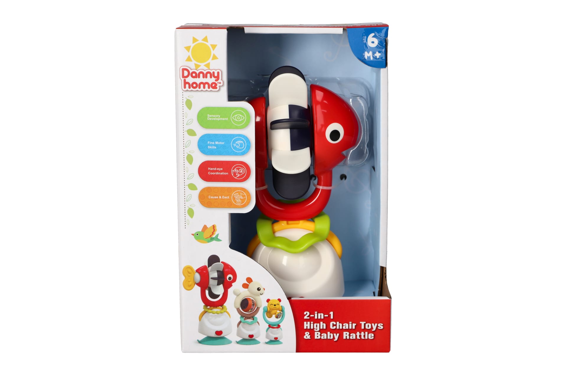 High Chair & Baby Rattle Toys 12cm | Danny Home