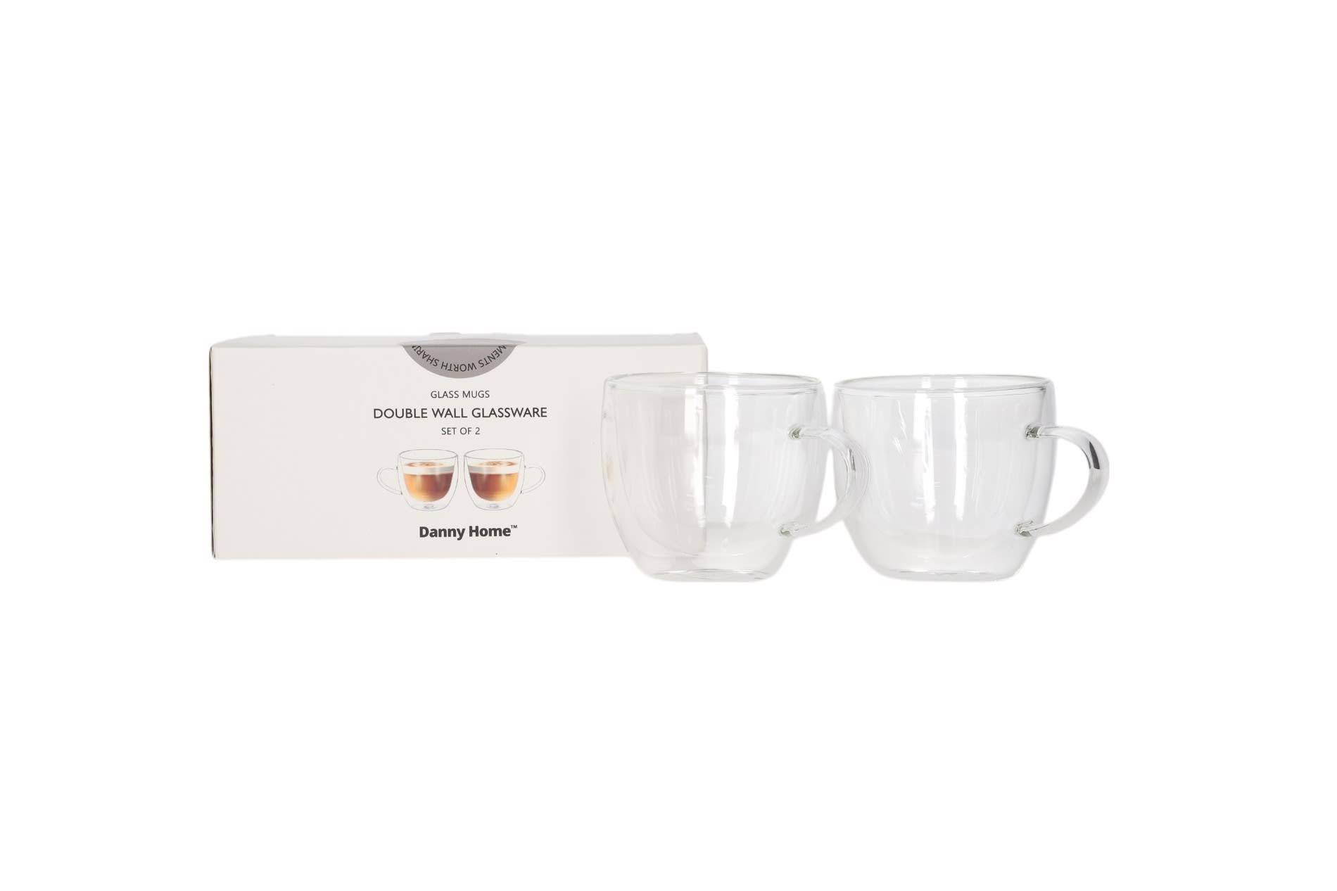 Double Walled Glass Mugs 150ml main image 1